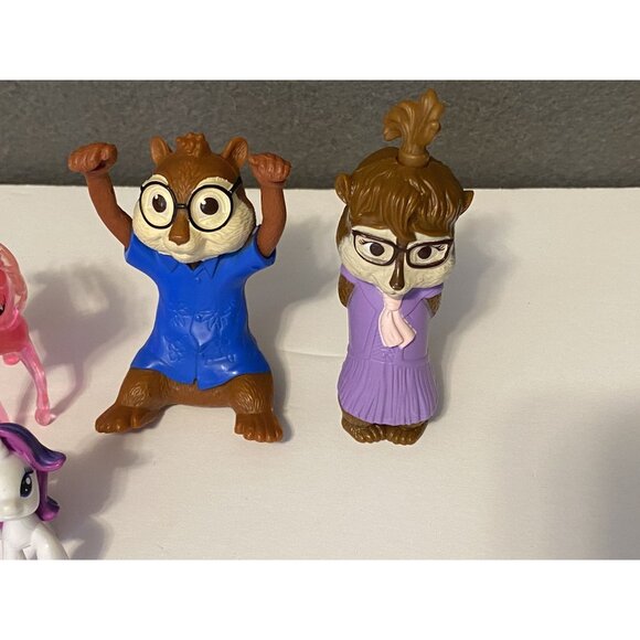 My Little Pony & Alvin And The Chipmunks Mini Figures Lot - Picture 2 of 6